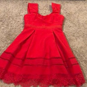 Red dress. Francesca’s size M